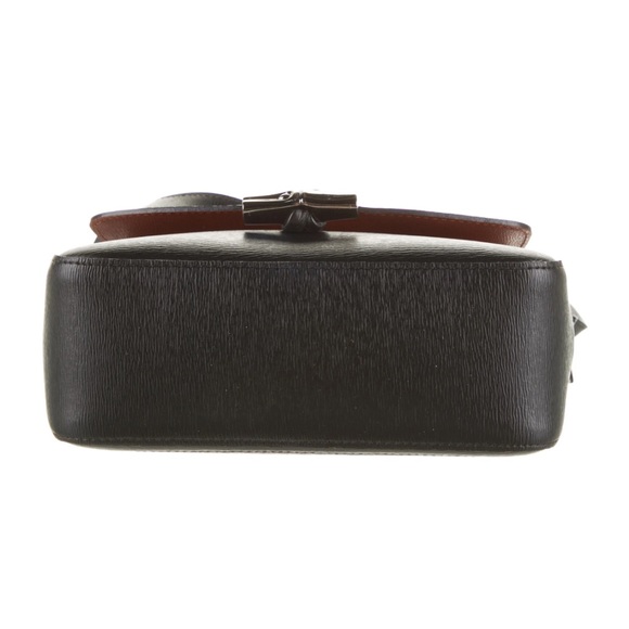 Longchamp Roseau Classic Pebbled Black Leather Crossbody - Picture 3 of 11